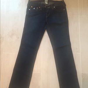 True Religion Womens Straight Jeans